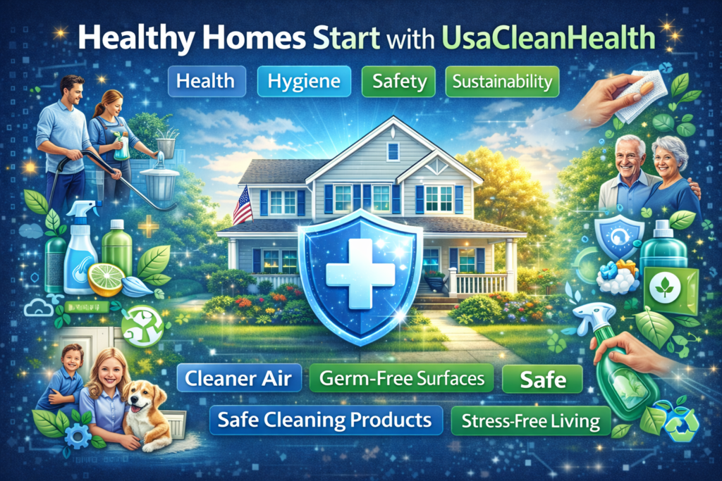 Healthy Homes Start with UsaCleanHealth