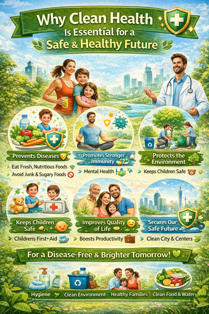 Why Clean Health Is Essential for a Safe and Healthy Future 🌿🛡️
